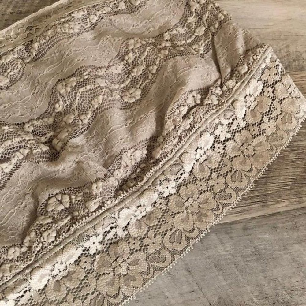 Free People Intimates Lace Bandeau Top Taupe S XL - Picture 4 of 7